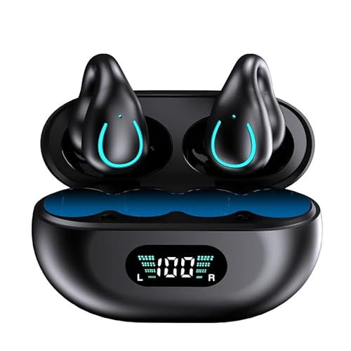 Auriculares inalámbricos Bluetooth Originales, no intrauditivos, de Alta Potencia, Tipo Clip para la Oreja, reducción de Ruido, Huaqiangbei, adecuados para Auriculares Huawei YYK-Q71, Color Negro