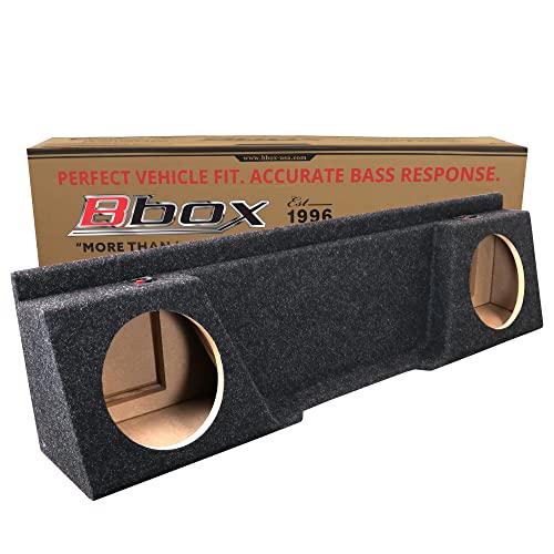 Bbox A142-10CP Dual 10" Sealed Carpeted Subwoofer Enclosure - Fits 2007 - 2014 Chevrolet / GMC Silverado / Sierra Extended Cab