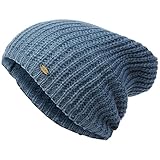 Beret Stil Beanie mit Metall Logo Trim