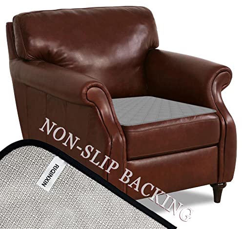 Riqinxin 3Pcs Washable Incontinence Chair Pads Waterproof Seat Protector Pads For Chairs 21X22In Black #TOP1