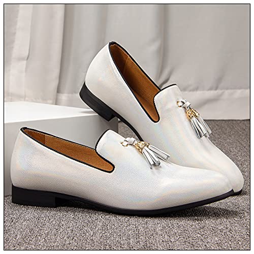 Image of JITAI Men's Fashion Loafers Wedding Shoes Loafers for Men Party Shoes | Dress Shoes