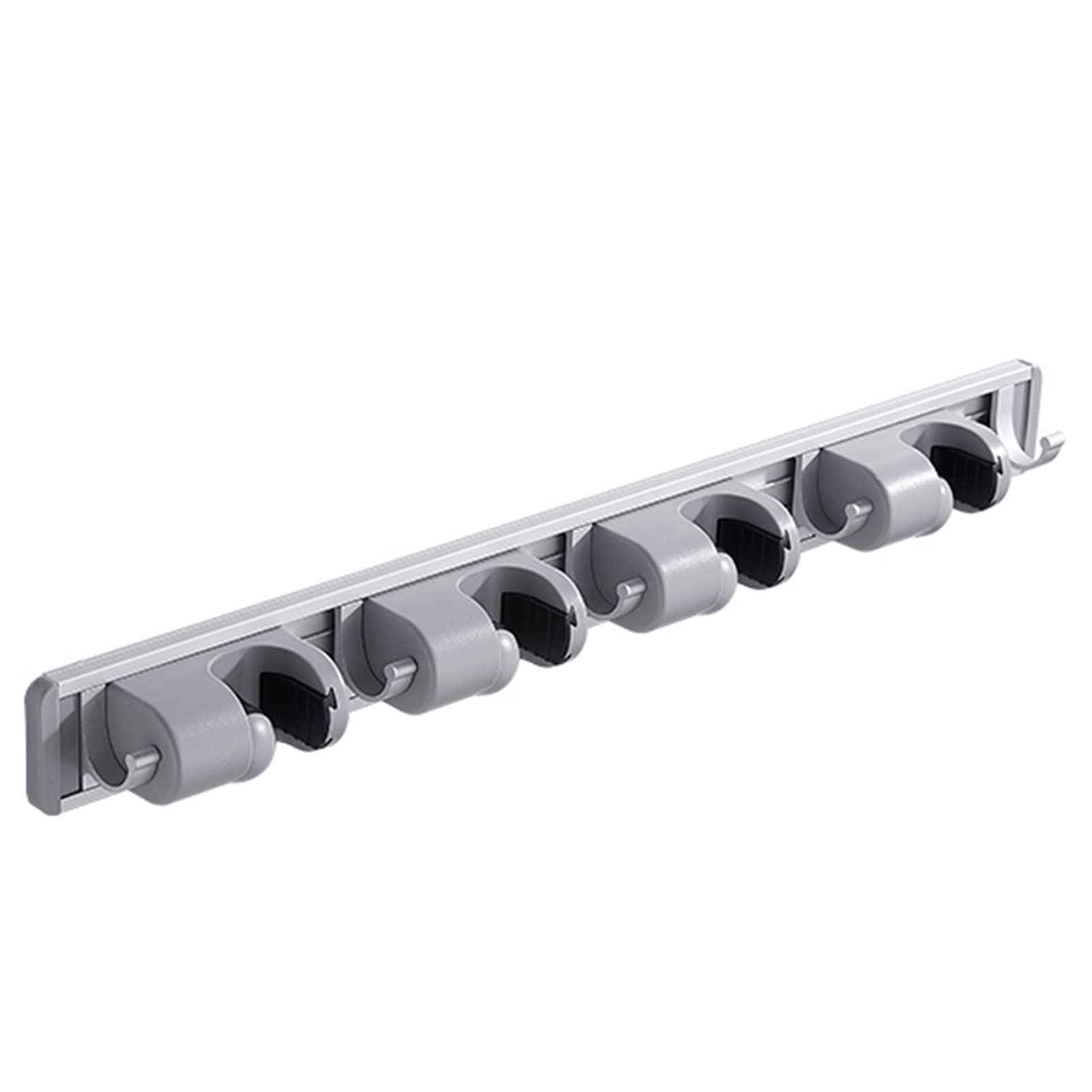 Wandhalterung, Besenhalter, Mopphalter, selbstklebend, kein Bohren, super Rutschfester Moppständer, for Hausgarten, Garage und Aufbewahrung (Size : 51.5 * 5 * 5cm)