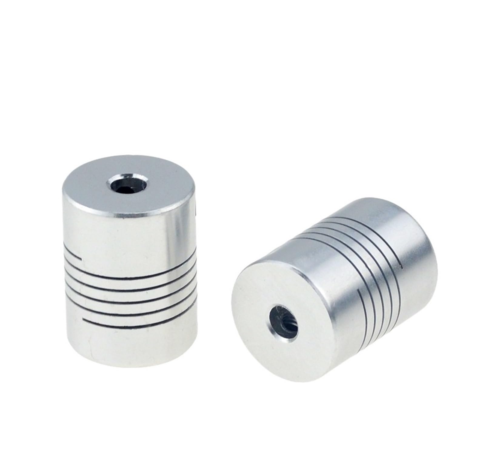 Rigid coupling,Stainless steel rigid coupling 2pcs D19L25 CNC Motor Shaft Coupler Flexible Coupling(7 X 8)