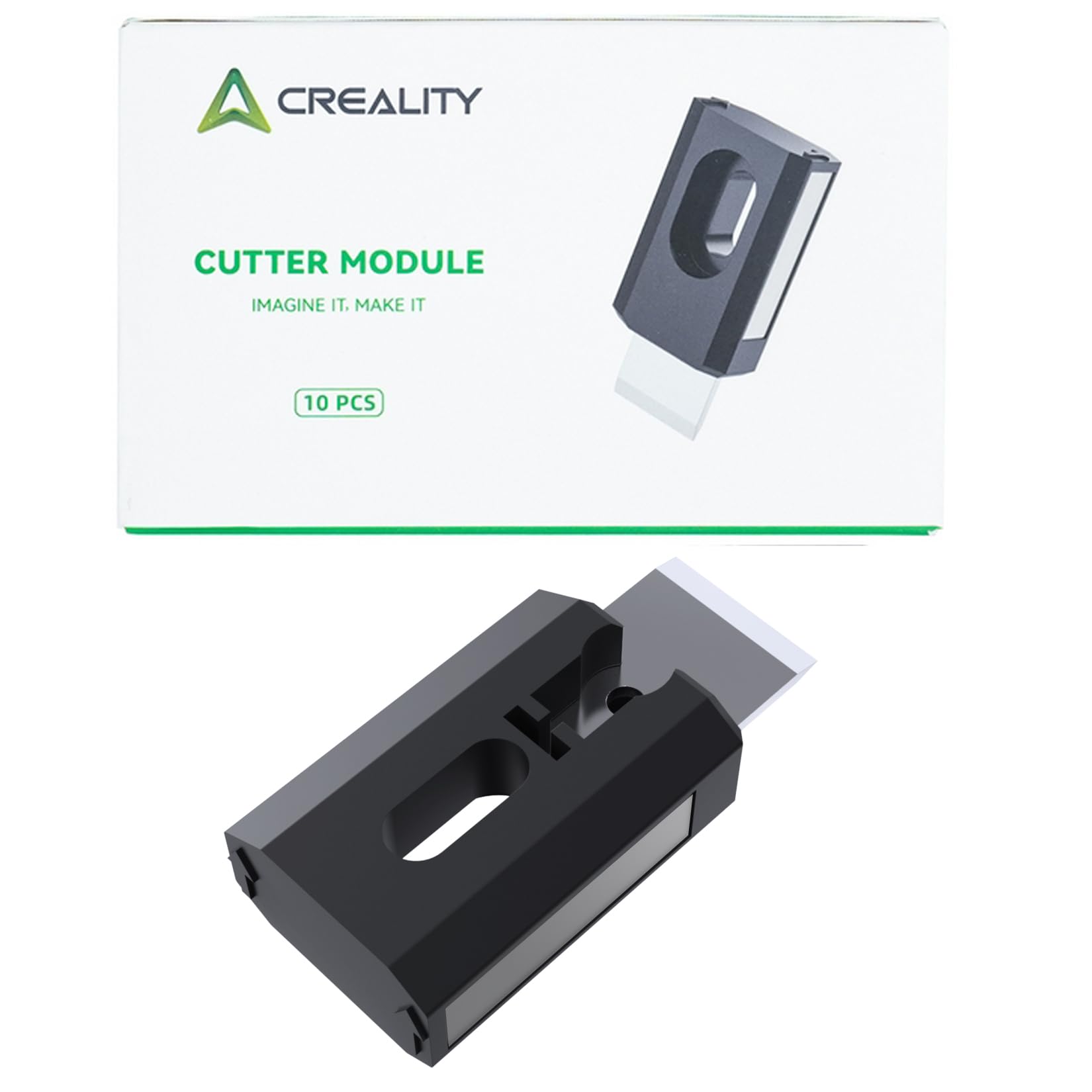 Creality 10PCS Filament Cutter Moudle for K2 Plus, 3D Printer Printer Head Quick Replacement and Fast Cut-Off Filament Cutter for K2 Plus, Creality Hi