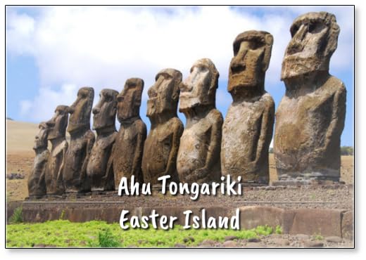 Ahu Tongariki - Easter Island Fridge Magnet