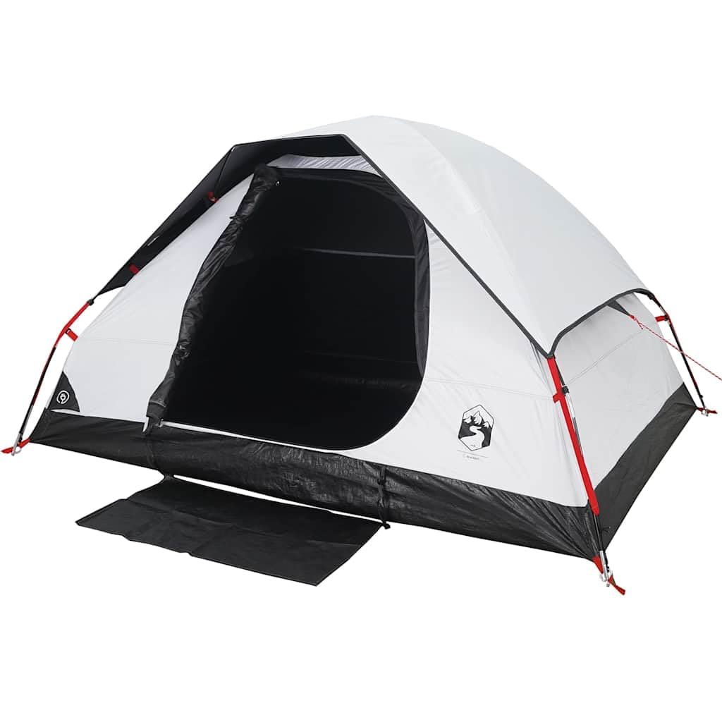Mangloder Kuppel-Campingzelt für Personen Weiß Wasserdicht Winddicht leicht und kompakt, ideal für Outdoor Abenteuer, Wandern, Trekking, Festival, Strand, Garten, Angeln, Reise, Rucksack, Biwak
