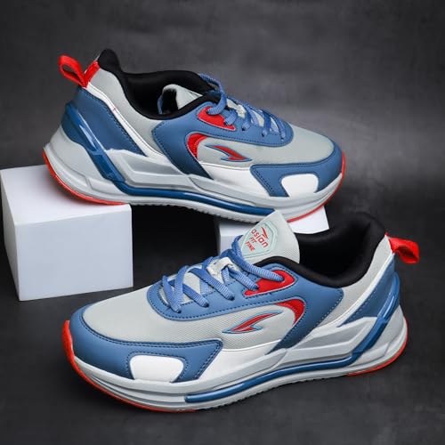 Image of ASIAN Powerkick-21 Men's Sporty Sneakers | Stylish Sports Shoes with Comfort for Boys | Lightweight Sole & Durable Grip, Perfect for Casual, Gym, Walking