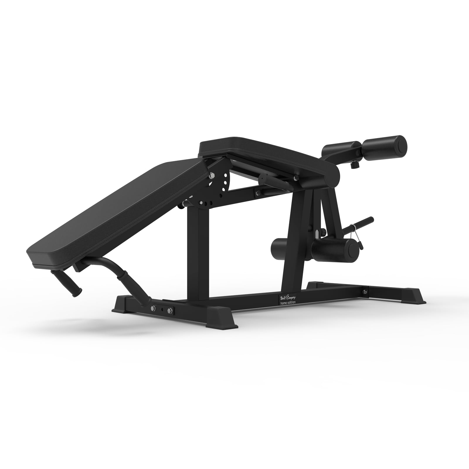 Bad Company Beinstrecker Beinbeuger Gerät I Oberschenkeltrainer Beintrainer für Zuhause kompatibel mit Hantelscheiben 30 mm und 50 mm I Beine Fitnessgeräte für Zuhause I BCA-145