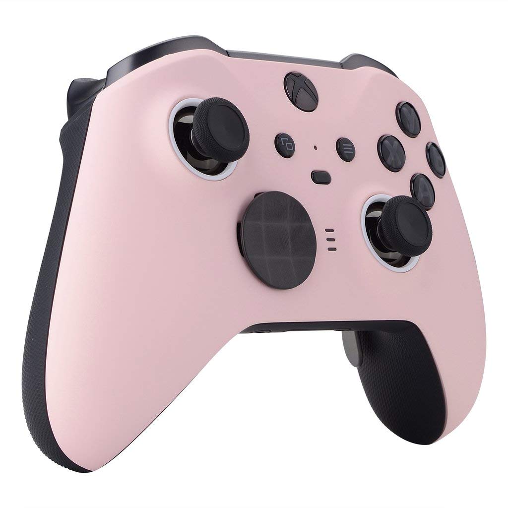 UN-MODDED Custom Controller Compatible with Xbox ONE Elite Series 2 (with 3.5 Jack) for All Major Shooter Games… (Multiple Designs Available) (Pink Sakura)
