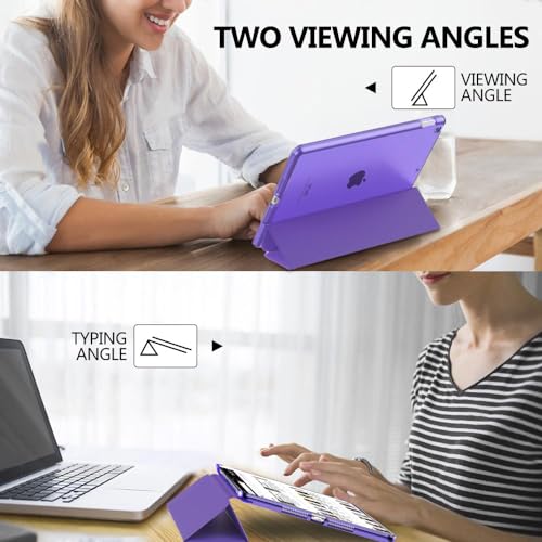 Image of Moko Smart Case for iPad 9th / 8th / 7th Gen Case 10.2 Inch, Dark Purple