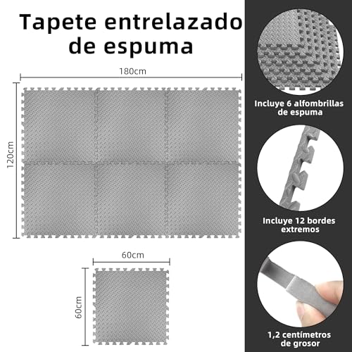 Gimnasios Y Tapetes, Sports tapete fomi Marca Charlemain (2)