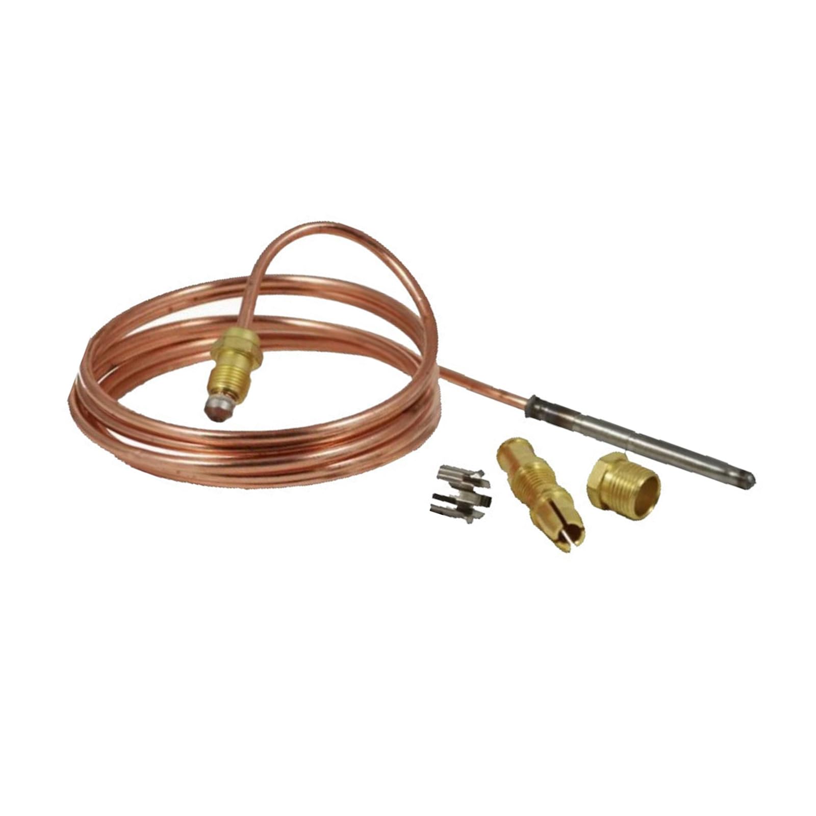 ZEPFJHE Efficient Replacement Thermocouple for Warmers and Heaters 90cm Copper Alloy Construction Washer Thermocouple