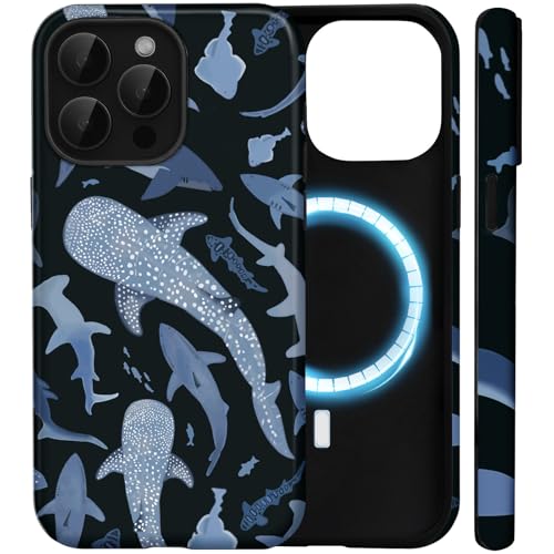 Coque robuste iPhone 13 Pro MagSafe Requin Baleine au Design Premium