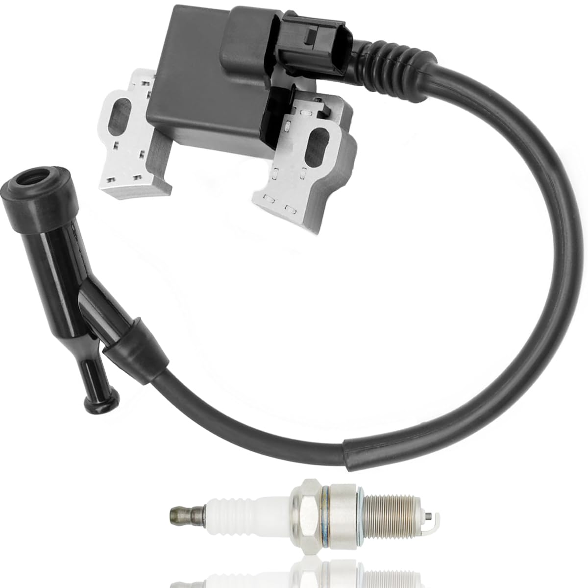 ZAMDOE 30500-Z5T-003 Modulo Bobina di accensione con connettore a 4 Poli per Honda GX340, GX390, GX240, GX270, EB5000, EB6500, EM5000, EM6500 Motori Sostituisce 30500-Z5R-003, 30500Z5T003, HZG-C00001