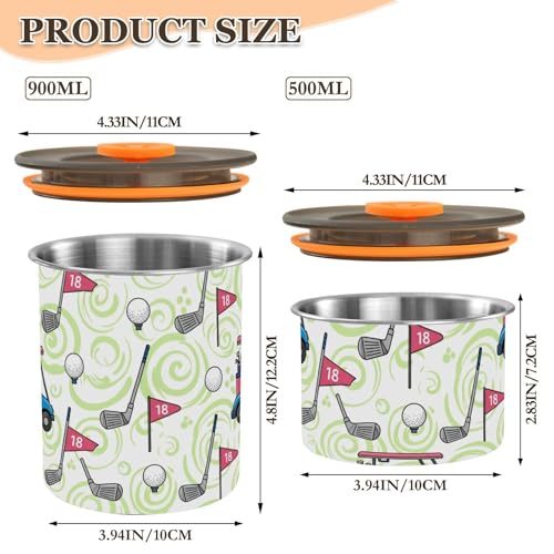 Contenedor hermético para café 900ml acero inox miniatura 2