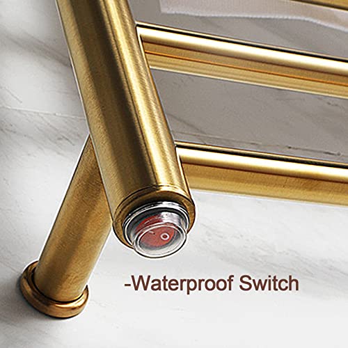 Toallero de pared dorado en acero inoxidable 304 de alta gama 6