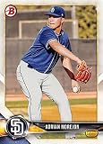 2018 Bowman Prospects #BP73 Adrian Morejon San Diego Padres Baseball Card
