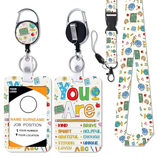 Teacher Lanyard with ID Holder - You are Teacher...