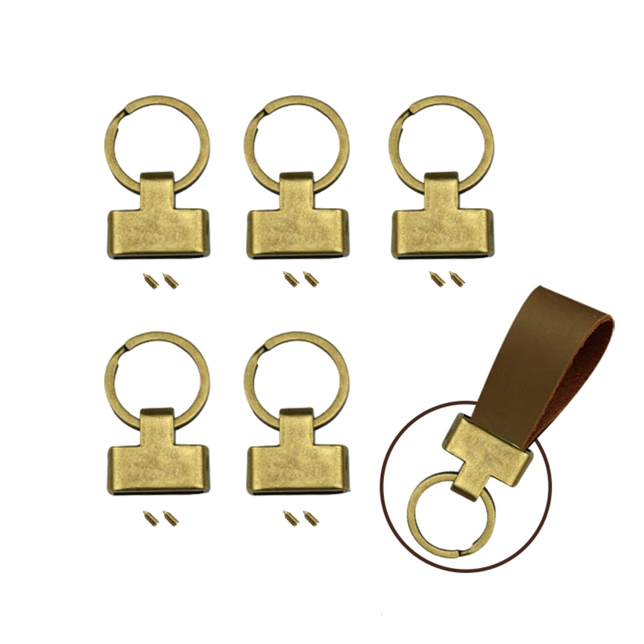 Key Fob Pliers 61pc Keychain Making Kit Includes Hardware