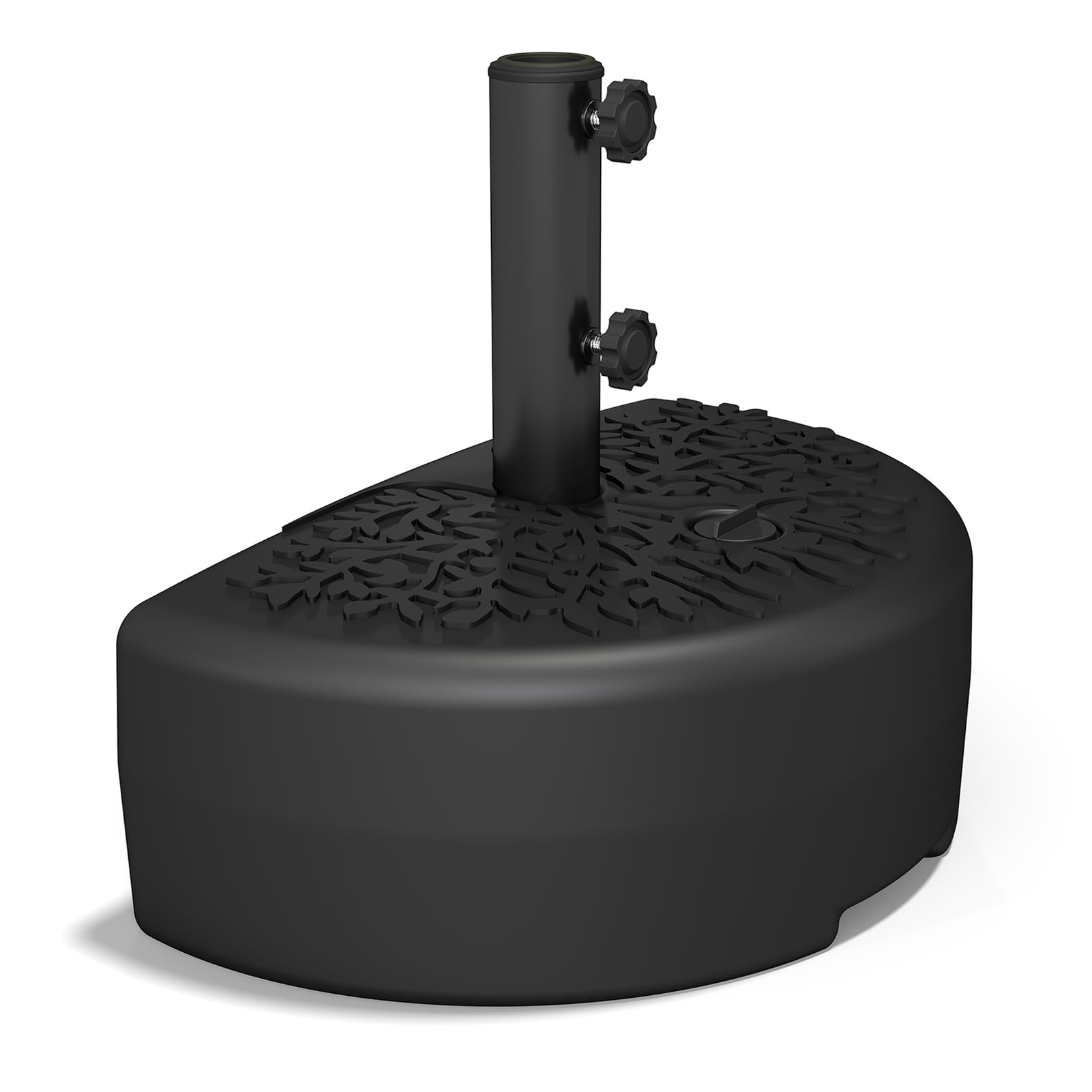 Support de parasol semi-rond robuste C-Hopetree base à remplir d'eau 57kg