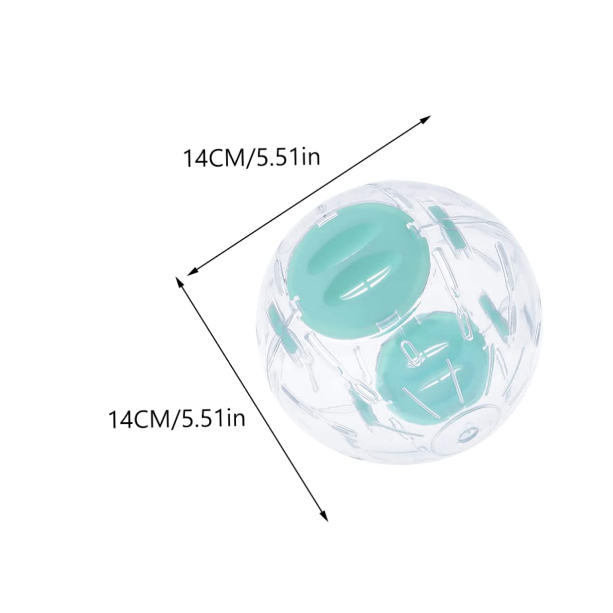 Yardwe Hamster Running Ball Pet Toy Rolling Ball for Hamster Mouse Small Hedgehog