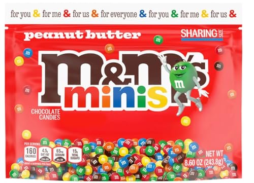 M&M Peanut Butter Minis 8.6oz (243.8g)