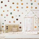 Irregular Polka Dots Boho Wall Stickers - Playroom Wall Decals, Kids Wall Decal, Nursery Wall Decals (Wall Deco DOT)