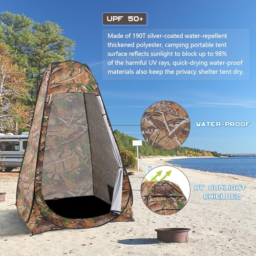 BRIAN-DANY-Pop-Up-Shower-Tent-Portable-Privacy-Camping-Changing-Tent-Camp-Toilet-Bathroom-Pod-with-Rain-Shelter-Windows-UPF-50-Waterproof-472-x-472-x-748