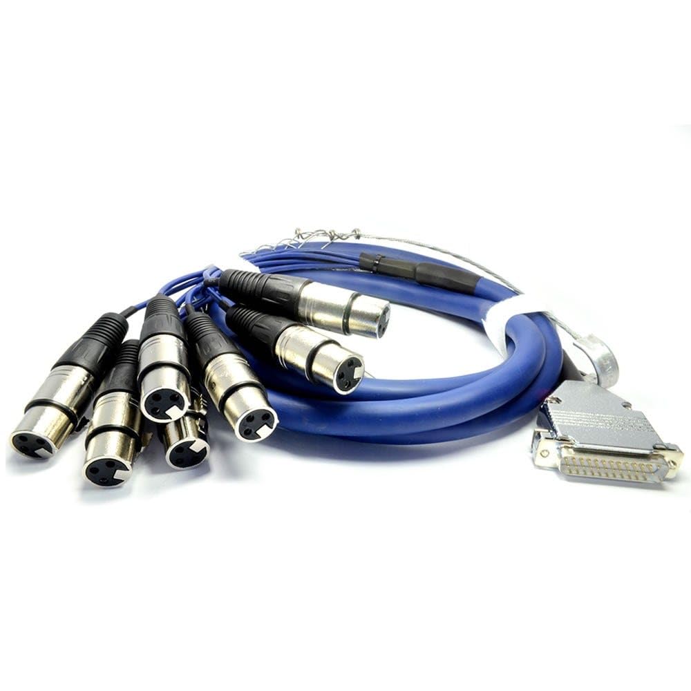 kenable 25 Broches D Sub Mâle Vers huit XLR 3 Broches Femelle l'audio câble 2 m [2 mètre/2m]