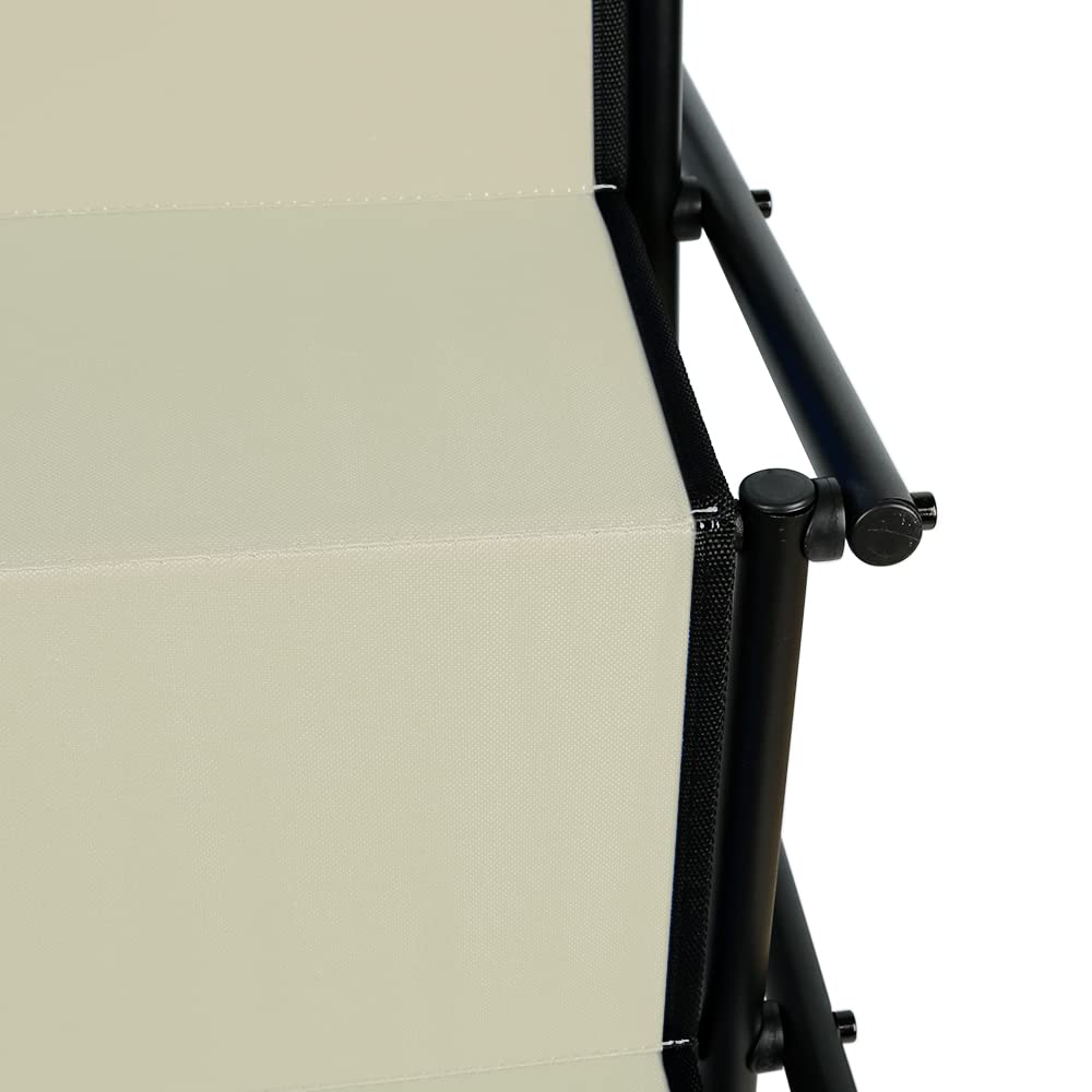 Scaletta La rampa pieghevole con quattro gradini per cani di piccola, media e grande taglia per facilitare la salita su auto, letto e divano Sgabello Pieghevole (beige, 139 * 45 * 76 cm, 1)