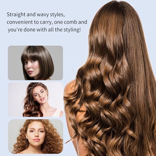 Cepillo Alisador Inalámbrico 2 en 1 para Cabello Corto miniatura 3