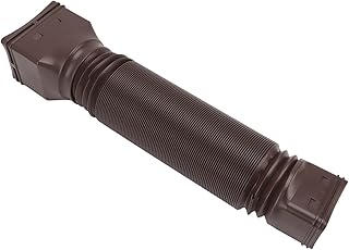 Rain Gutter Downspout Extensions, Gutters Gutters Accessories Retractable Downspout Extender Flexible Drain Downspout Extender Down Spout (Brown)