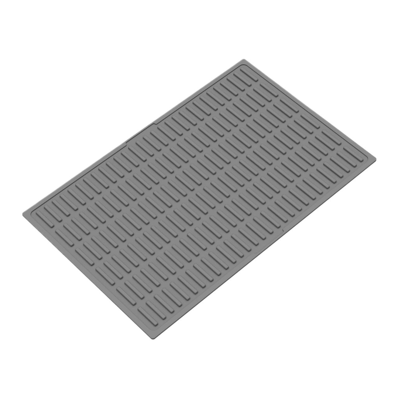 Silicone Cat Litter Mat 60x40cm Kitty Litter Trapping Mat Nonslip Under Litter Box Mat Pet Clean Supplies Feeding Pad(A)