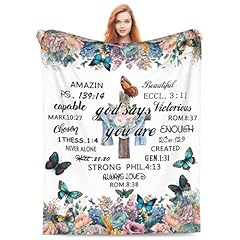 Christian Religious Bible Verse Scripture Prayer Jesus Cross Flower Butterfly