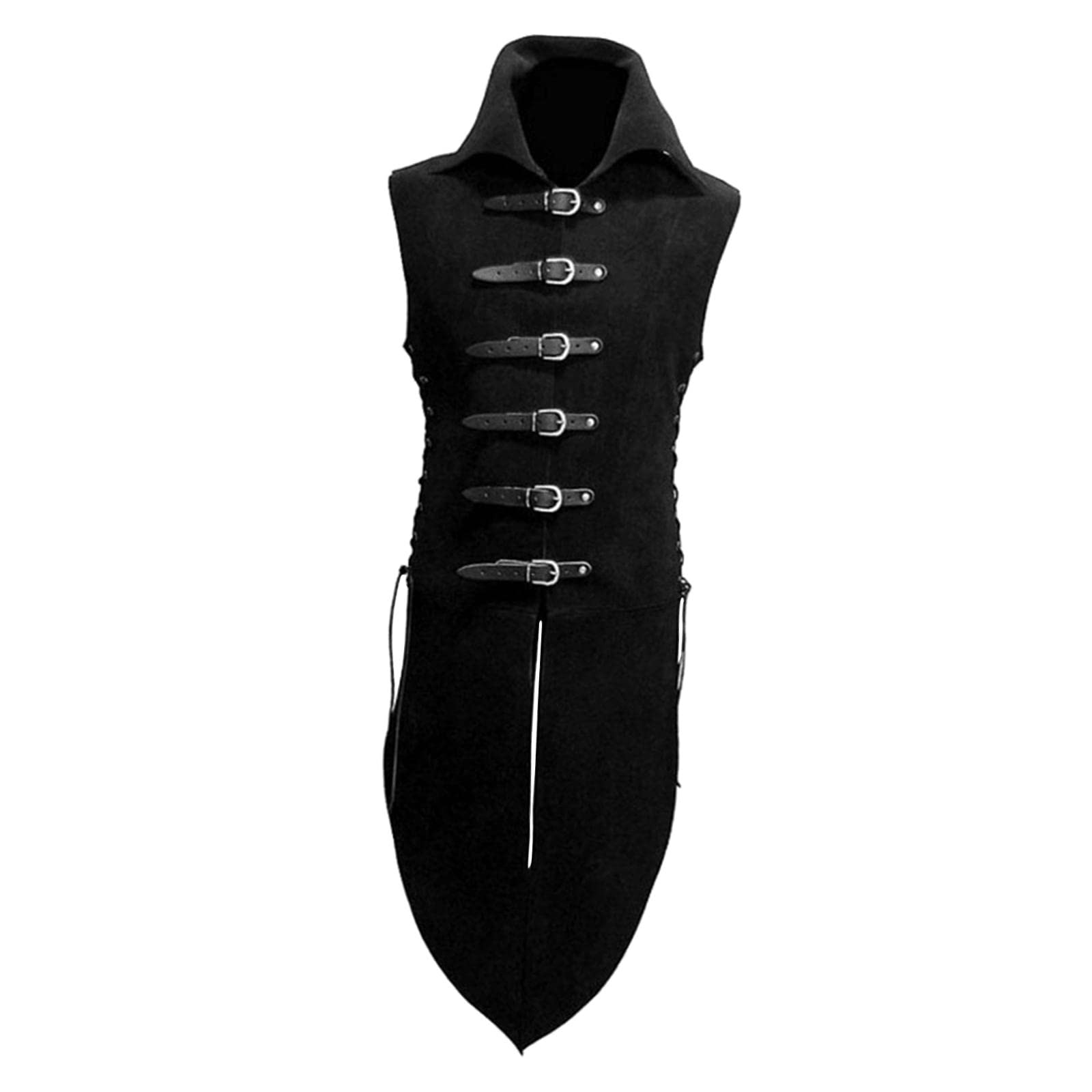 nivaa Mens Medieval Cosplay Vest Waistcoat Retro Style Cosplay Costume Clothes XXL-picture-23