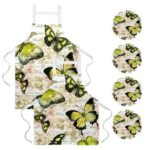 Tablier de cuisine lot de 2 pour protéger vos vêtements en pâtisserie et restauration