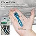 FIRSTINFO F32423B Dual Drive 1/4 Inch Hex Bit and Socket Micro Ratchet Wrench- Light Weight Aluminum, 72T Reversible, Compact Size for Tight Spaces