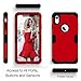 ANHONG iPhone XR Protective Case,Shockproof 3 Layer Soft Silicone Defender Heavy Duty Phone Cover Compatible iPhone XR(2018) (Red and Black)
