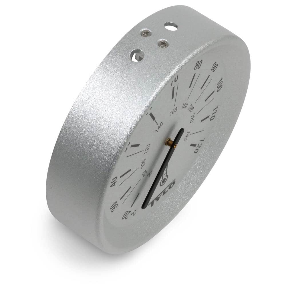 Tylö Thermometer Brilliant Silver Grey