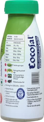 Image of Cocojal Natural Tender Coconut Water | No Added Flavours | No Added Sugars | Not from Concentrate | 200ml (Pack of 24)