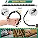 GRENPRO 19 Pcs Flexible Drill Bit Extension Kit, Includes 2 Pcs 105° Right Angle Drill Attachment, 3 Pcs Rotatable Socket Adapter, 10+2 Pcs Screwdriver Bits & Bendable Extension for Tight Spaces
