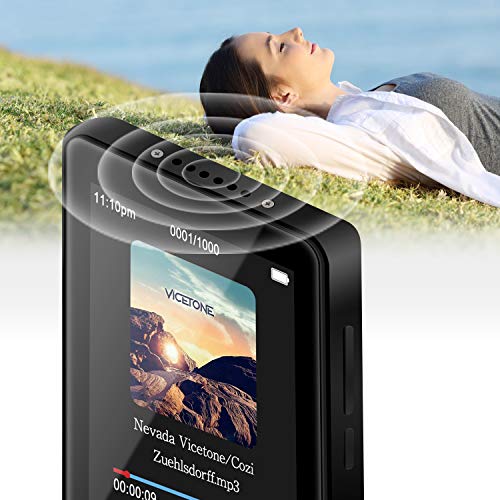 Tenswall MP3 Player with Bluetooth 4.2, MP3 Player 16GB Music Player with 2.8'' Touch Full Screen, Voice Recorder,Video Play, Wrist Belt, Mini MP3 Player Bluetooth Support up to 128GB