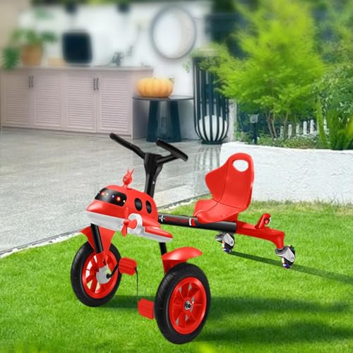 kowaku Elektrisches Drifting Go Kart Drifting Car Scooter für Kinder Elektrik Go Kart für ab 6 Jahren, Rot – Bild 8