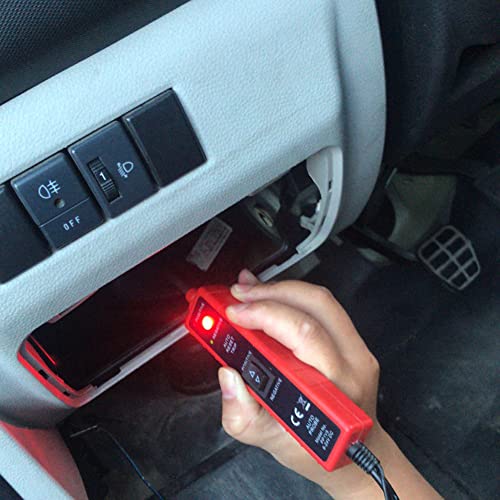 Bibabala Power Circuit Probe Tester Test Light 6-24V Dc Circuit Tester Automotive Electrical Tester Polarity Identify Continuity Tester With Indicator Light, Long Probe #TOP6