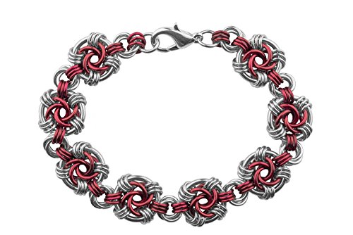 Weave Got Maille Marsala Swirls - Juego de Pulseras con Cadena