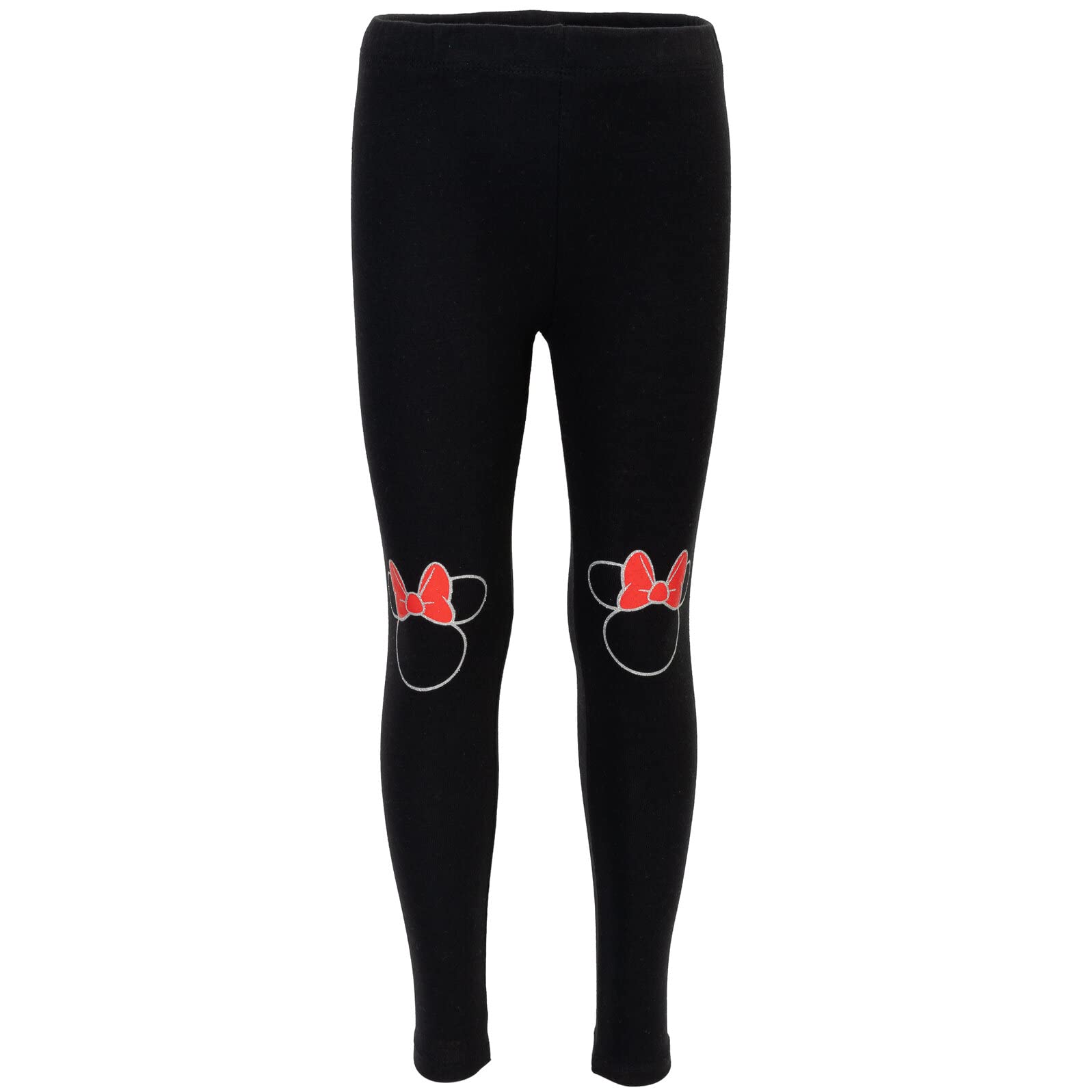 Disney Minnie Mouse bluza polarowa bluza z kapturem graficzna koszulka i legginsy 3-częściowy zestaw dla małych dzieci i dużych dzieci