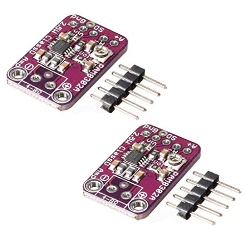 Hailege 2pcs PAM8302 2,5W Mono Audio Leistungsverstärker Einkanal Class D Solo Audio Verstärker Modul