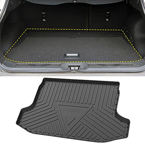 Custom Car Rubber Trunk Liner Boot Mats for Renault Kadjar 2018 2019 2020 2021, Tailored Waterproof Anti-Scratch Cargo Protector Pad Cover Interior Accessories