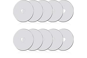 10-Piece Rotary Cutting Blades for Precision and Versatility