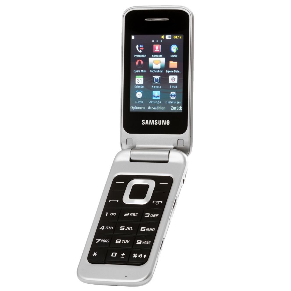 scaffale cellulare argento samsung c3520i